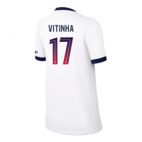 Camiseta Paris Saint-Germain Vitinha #17 Segunda Equipación Replica 2026-27 para mujer mangas cortas